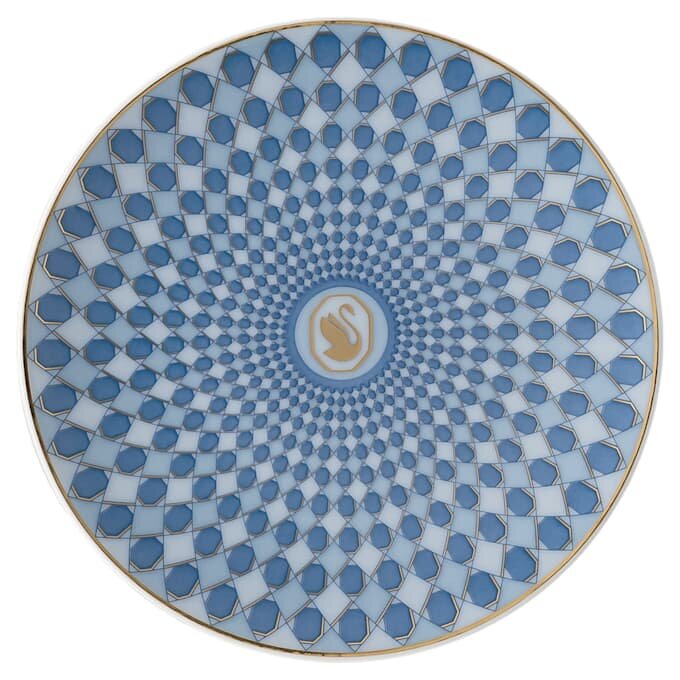 Signum Plate Porcelain, Small, Blue Signum Plate Porcelain, Small, Blue