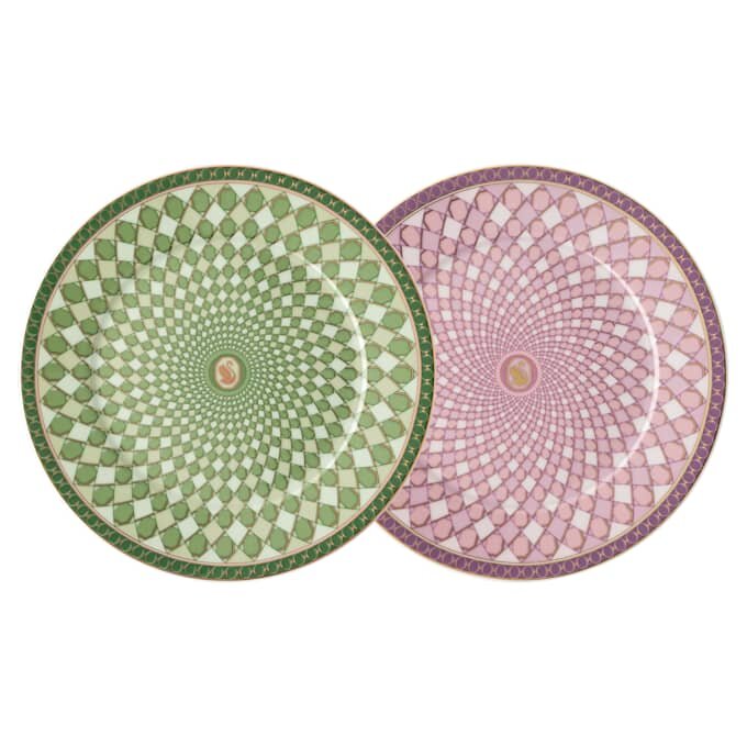 Signum Plate Set Porcelain, Medium, Multicolored Signum Plate Set Porcelain, Medium, Multicolored