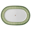 Signum Platter Plate Porcelain, Large, Green
