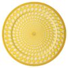 Signum Service Plate Porcelain, Large, Yellow
