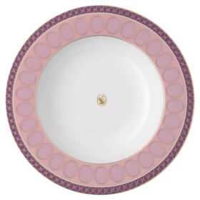 Signum Soup Plate Porcelain, Pink