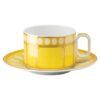 Signum Teacup Set Porcelain, Multicolored
