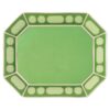 Signum Tray Porcelain, Large, Green
