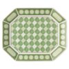 Signum Tray Porcelain, Small, Green