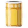 Signum Vase Porcelain, Small, Yellow