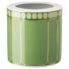 Signum Vase Porcelain, Wide, Green