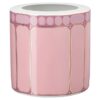Signum Vase Porcelain, Wide, Pink