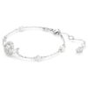 Snake Bracelet Crystal Pearl, Mixed Cuts, Year of the Snake, White, Rhodium Plated Snake Bracelet Crystal Pearl, Mixed Cuts, Year of the Snake, White, Rhodium Plated