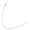 Snake Strandage Crystal Pearl, Mixed Cuts, Year of the Snake, White, Rhodium Plated Snake Strandage Crystal Pearl, Mixed Cuts, Year of the Snake, White, Rhodium Plated