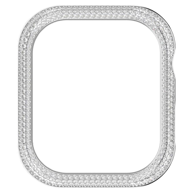 Sparkling Case for Apple Watch® Series 7, 41 Mm, Silver Tone Sparkling Case for Apple Watch® Series 7, 41 Mm, Silver Tone