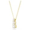 Stilla Attract Pendant Round Cut, White, Gold-Tone Plated Stilla Attract Pendant Round Cut, White, Gold-Tone Plated