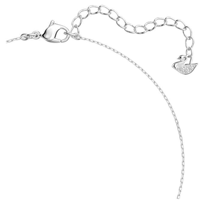 Stilla Attract Pendant Round Cut, White, Rhodium Plated Stilla Attract Pendant Round Cut, White, Rhodium Plated