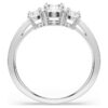 Stilla Attract Ring Round Cut, White, Silver-Tone Finish Stilla Attract Ring Round Cut, White, Silver-Tone Finish