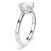Stilla Cocktail Ring Round Cut, White, Silver-Tone Finish