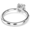 Stilla Cocktail Ring Round Cut, White, Silver-Tone Finish