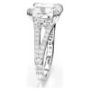 Stilla Cocktail Ring Square Cut, Pavé, White, Rhodium Plated Stilla Cocktail Ring Square Cut, Pavé, White, Rhodium Plated