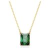 Stilla Pendant Rectangular Cut, Green, Gold-Tone Plated Stilla Pendant Rectangular Cut, Green, Gold-Tone Plated