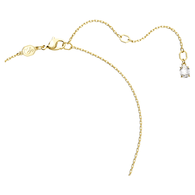 Stilla Pendant Rectangular Cut, Green, Gold-Tone Plated Stilla Pendant Rectangular Cut, Green, Gold-Tone Plated