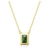 Stilla Pendant Rectangular Cut, Green, Gold-Tone Plated Stilla Pendant Rectangular Cut, Green, Gold-Tone Plated
