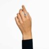 Stilla Ring Set (2), Round Cut, White, Rhodium Plated