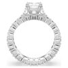 Stilla Ring Set (2), Round Cut, White, Rhodium Plated