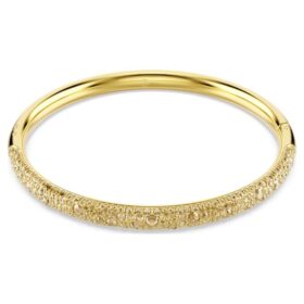 Sublima Bangle Snow Pavé, Gold Tone, Gold-Tone Plated