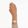 Sublima Bangle Watch Swiss Made, Metal Bracelet, Gold Tone, Champagne Gold-Tone Finish