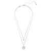 Sublima Layered Pendant White, Rhodium Plated Sublima Layered Pendant White, Rhodium Plated
