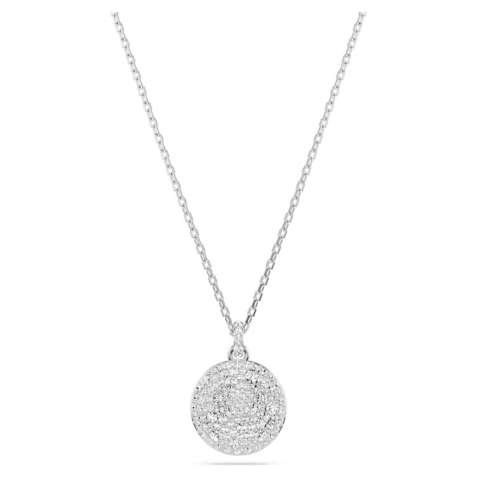 Sublima Layered Pendant White, Rhodium Plated Sublima Layered Pendant White, Rhodium Plated
