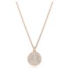 Sublima Layered Pendant White, Rose Gold-Tone Plated Sublima Layered Pendant White, Rose Gold-Tone Plated