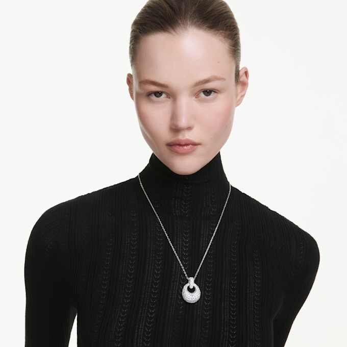 Sublima Pendant White, Rhodium Plated Sublima Pendant White, Rhodium Plated