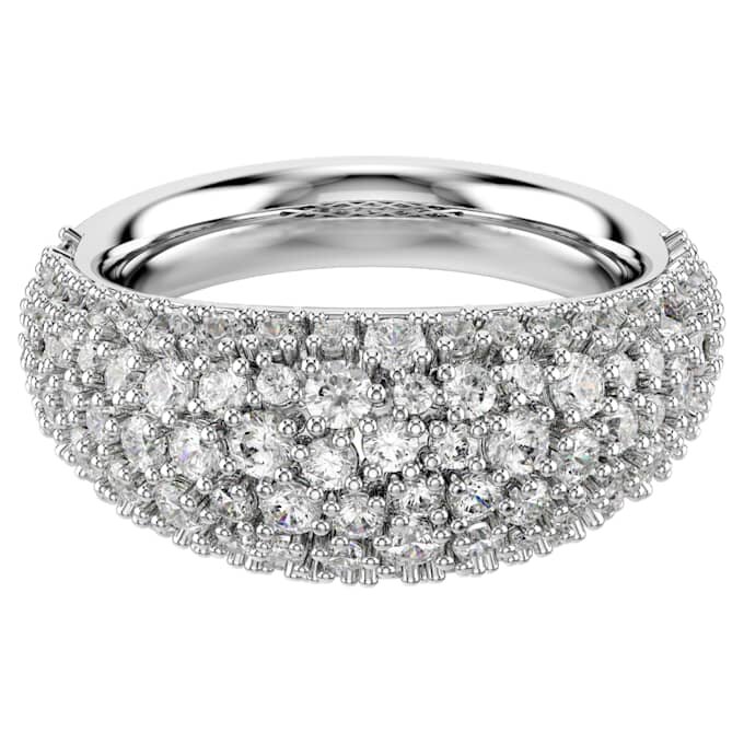 Sublima Ring White, Rhodium Plated Sublima Ring White, Rhodium Plated