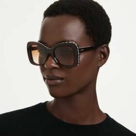 Sunglasses Butterfly Shape, Sk6062U, Brown