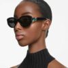 Sunglasses Cat-Eye Shape, Sk6002, Black