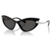 Sunglasses Cat-Eye Shape, Sk6038, Black