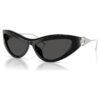 Sunglasses Cat-Eye Shape, Sk6046, Black