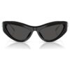 Sunglasses Cat-Eye Shape, Sk6046, Black