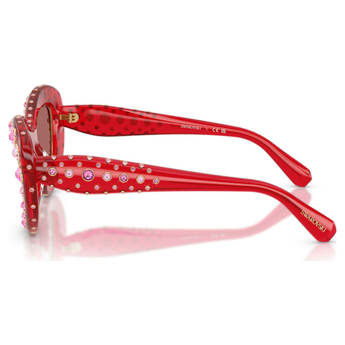 Sunglasses Cat-Eye Shape, Sk6060, Red Sunglasses Cat-Eye Shape, Sk6060, Red