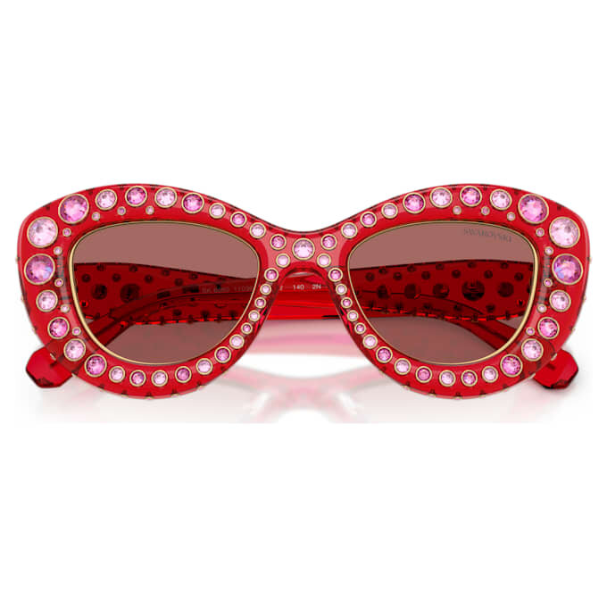 Sunglasses Cat-Eye Shape, Sk6060, Red Sunglasses Cat-Eye Shape, Sk6060, Red