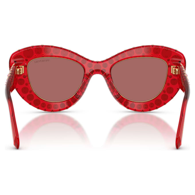 Sunglasses Cat-Eye Shape, Sk6060, Red Sunglasses Cat-Eye Shape, Sk6060, Red