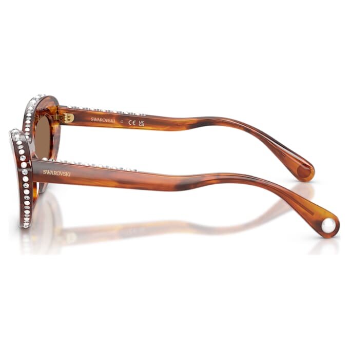 Sunglasses Cat-Eye Shape, Sk6061U, Brown Sunglasses Cat-Eye Shape, Sk6061U, Brown