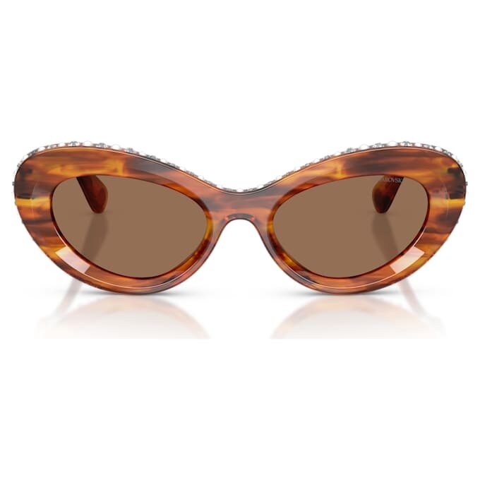 Sunglasses Cat-Eye Shape, Sk6061U, Brown Sunglasses Cat-Eye Shape, Sk6061U, Brown