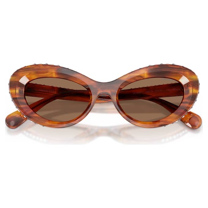 Sunglasses Cat-Eye Shape, Sk6061U, Brown Sunglasses Cat-Eye Shape, Sk6061U, Brown
