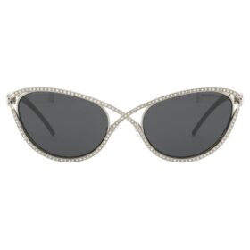 Sunglasses Cat-Eye Shape, Sk7025, Silver Tone
