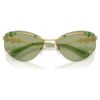 Sunglasses Cat-Eye Shape, Sk7039, Gold Tone