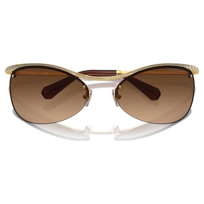 Sunglasses Oval Shape, Sk7018, Brown Sunglasses Oval Shape, Sk7018, Brown
