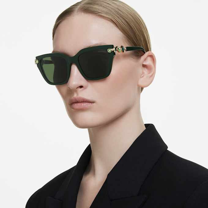 Sunglasses Square Shape, Green Sunglasses Square Shape, Green