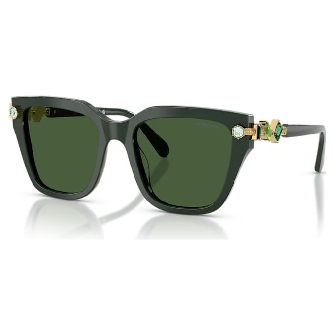 Sunglasses Square Shape, Green Sunglasses Square Shape, Green