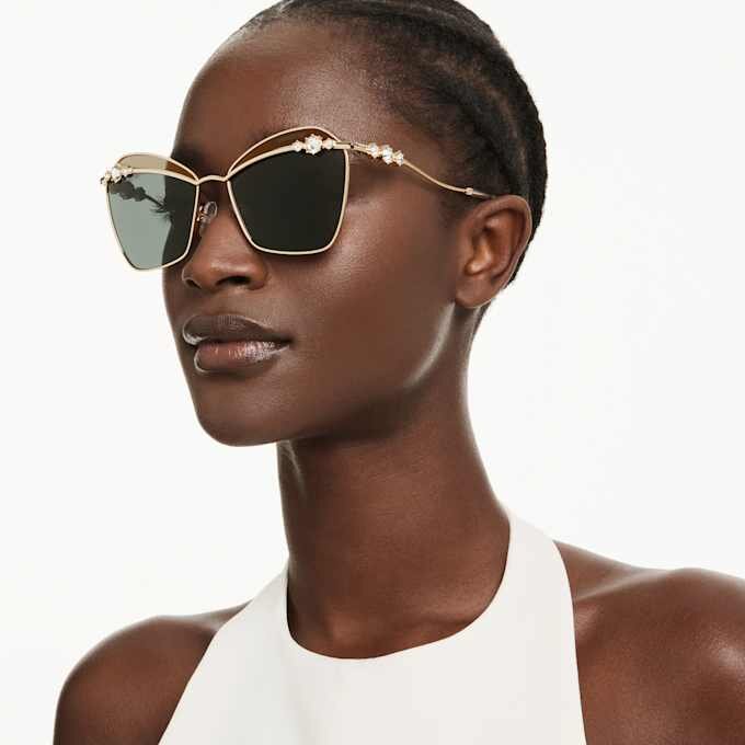 Sunglasses Square Shape, Sk7040, Gold Tone Sunglasses Square Shape, Sk7040, Gold Tone