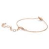 Swan Bracelet Mixed Cuts, Swan, White, Rose Gold-Tone Plated